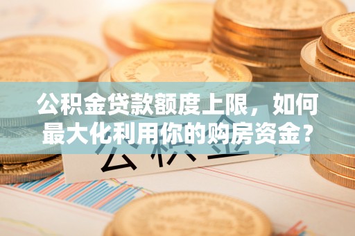 武宁公积金贷款额度上限，如何最大化利用你的购房资金？