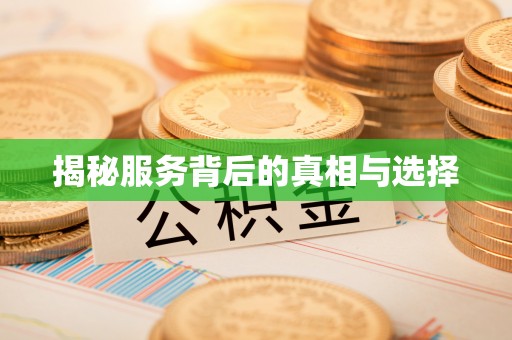 武宁揭秘服务背后的真相与选择